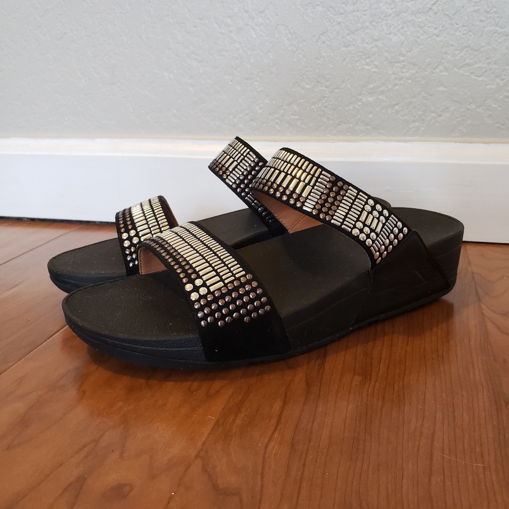FitFlop | Aztec Chada Slide Sandal Size 7